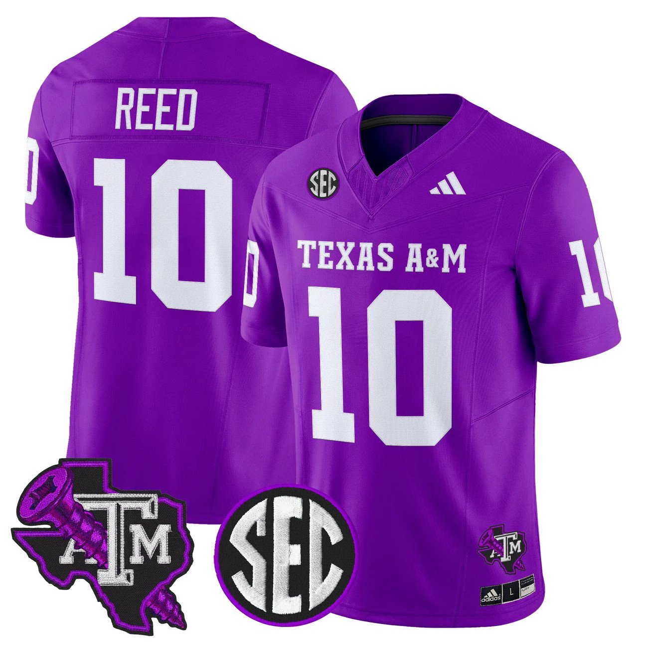 Marcel Reed Jersey #10 Texas A&M Aggies DJ Screw Vapor Limited Stitched by My Store NCAA Football Jerseys