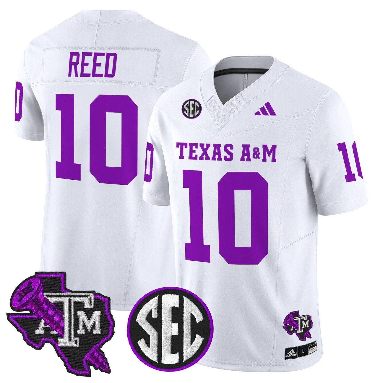 Marcel Reed Jersey #10 Texas A&M Aggies DJ Screw Vapor Limited Stitched by My Store NCAA Football Jerseys