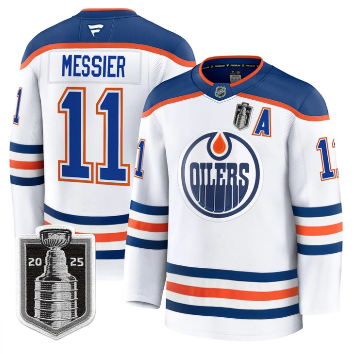 Mark Messier Jersey #11 Edmonton Oilers 2025 Stanley Cup Final Stitched Away by Hockey David