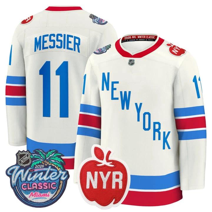 Mark Messier Jersey #11 New York Rangers 2026 Winter Classic Premium Stitched by Hockey David
