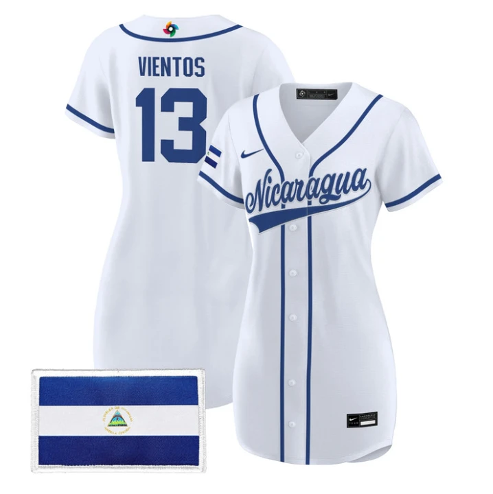 Mark Vientos Jersey #13 Nicaragua 2026 World Baseball Dress Stitched by My Store