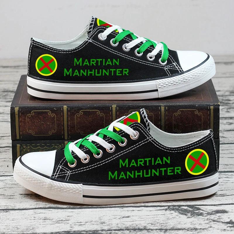 Martian Manhunter Low Top Canvas Sport Sneakers Shoes For Men Women Fans by Crocs