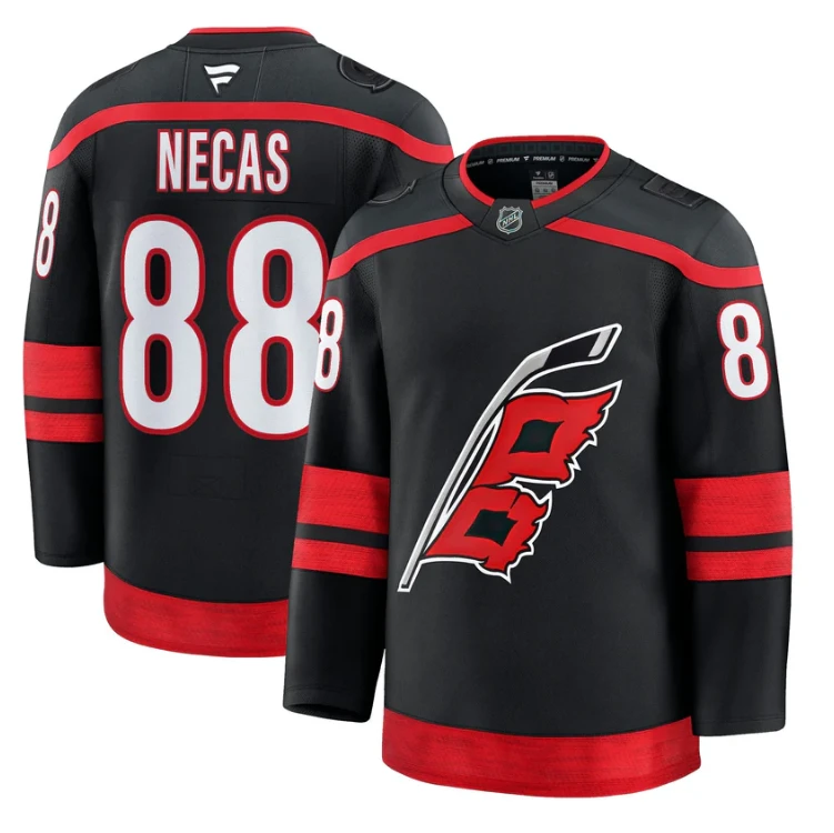 Martin Necas Jersey #88 Carolina Hurricanes 2025 - 26 Premium Stitched by Hockey David