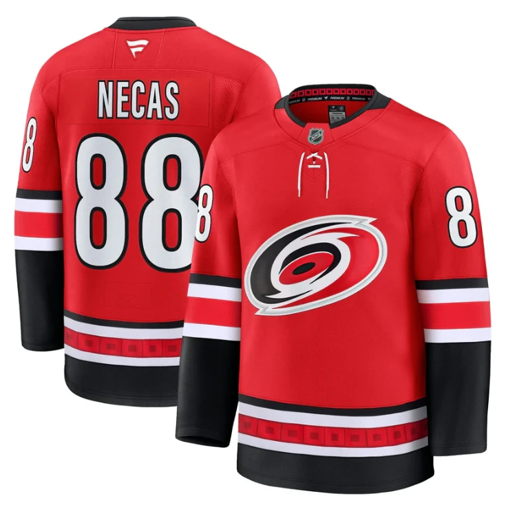 Martin Necas Jersey #88 Carolina Hurricanes 2025 - 26 Premium Stitched by Hockey David