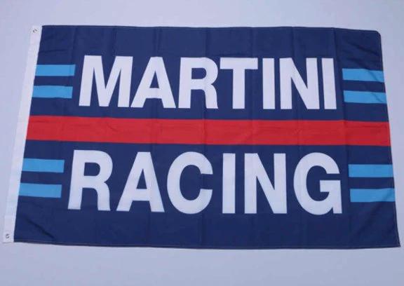 Martini Racing Blue Flag 3X5 Ft Polyester Banner USA 90x150cm by flagsjustdoit