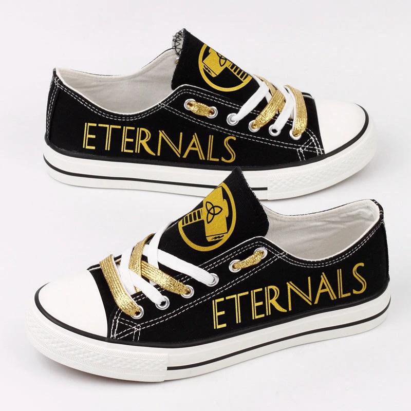 Marvel Eternals Low Top Canvas Sport Sneakers Shoes For Men Women Fans by Crocs