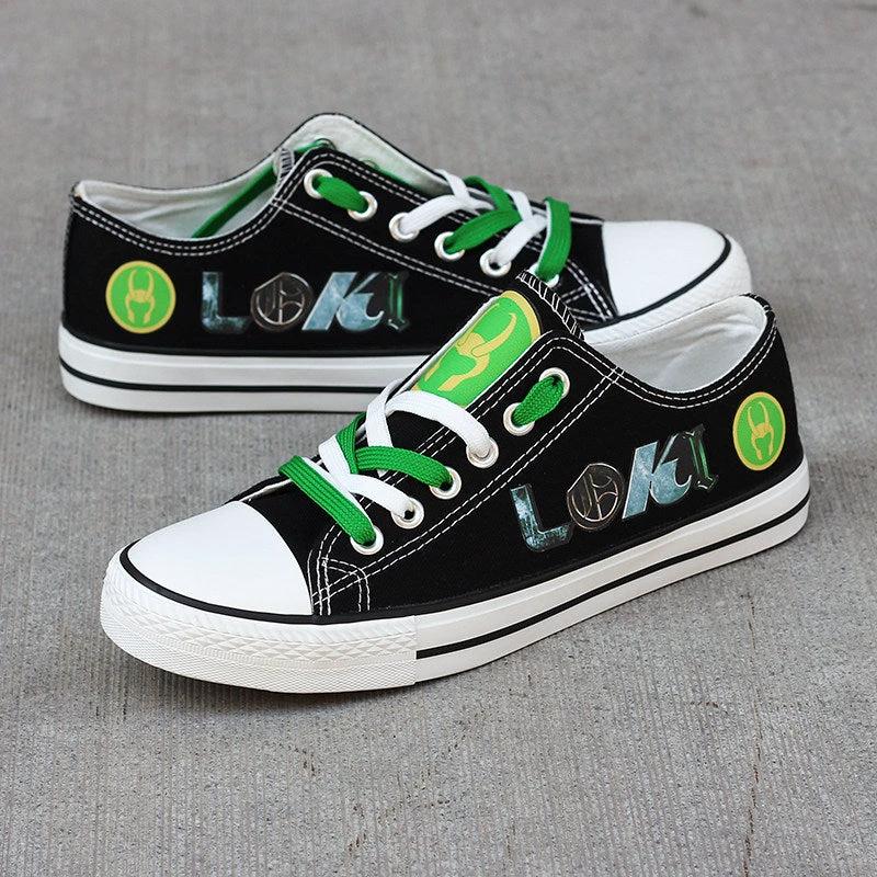 Marvel Loki Low Top Canvas Sport Sneakers Shoes For Men Women Fans by Crocs