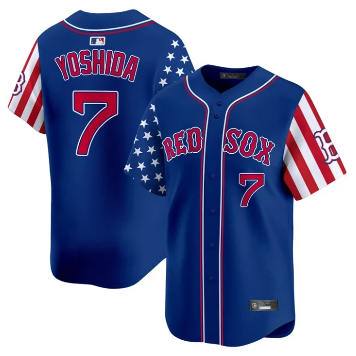 Masataka Yoshida Jersey #7 Boston Red Sox 2025 Memorial Day Vapor Premier Limited Stitched Royal by My Store