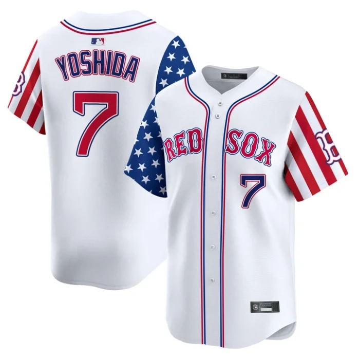 Masataka Yoshida Jersey #7 Boston Red Sox 2025 Memorial Day Vapor Premier Limited Stitched White by My Store