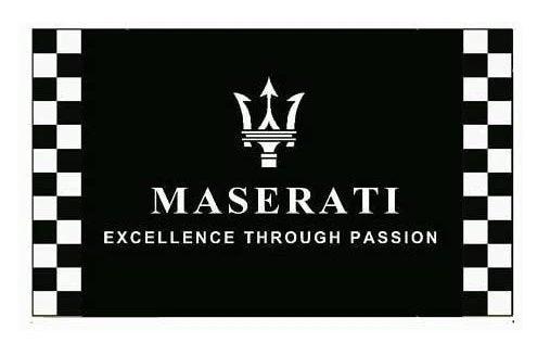 Maserati Racing Flag 3X5 Ft Polyester Banner USA 90x150cm by flagsjustdoit