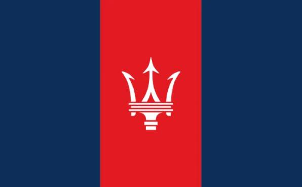 Maserati Racing Flag Blue Red 3X5 Ft Polyester Banner USA 90x150cm by flagsjustdoit