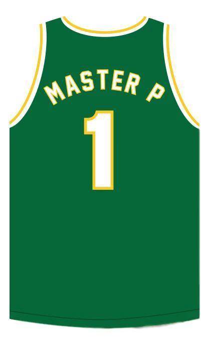 Master P Jersey #1 No Limit Basketball Green by My store basketball