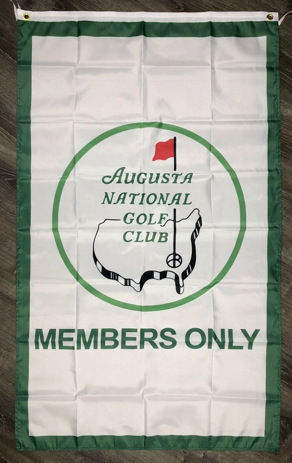 Masters PGA Flag 3x5 ft Banner Augusta National Golf Club Members Only Sports Vertical by flagsjustdoit