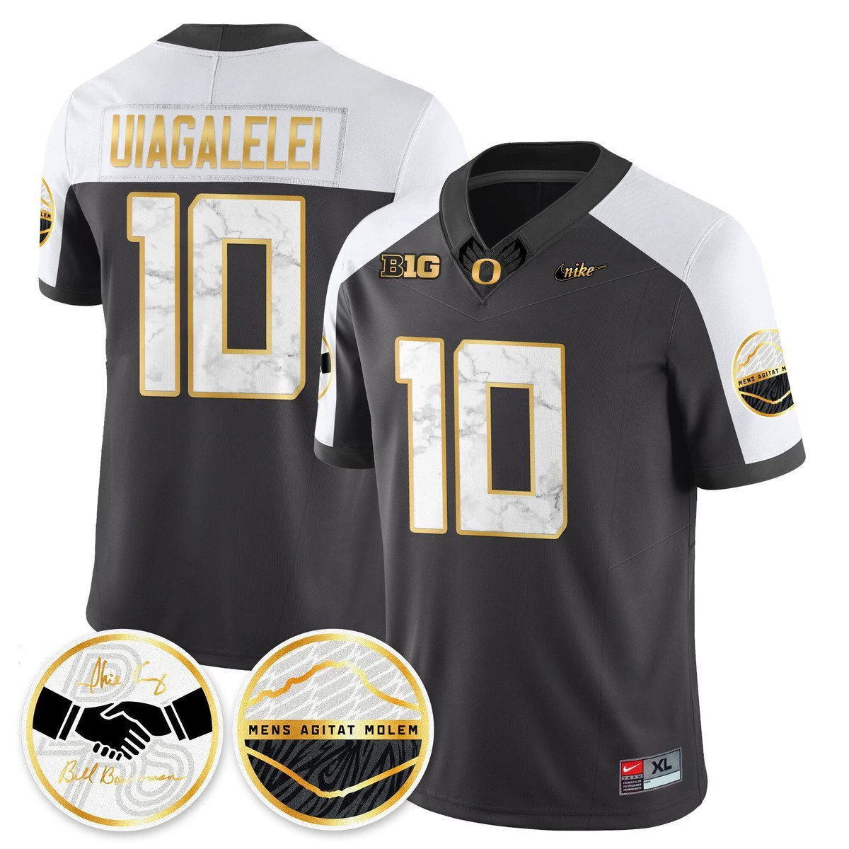 Matayo Uiagalelei Jersey #10 Oregon Ducks 2025 Shoe Duck Stitched by My Store NCAA Football Jerseys