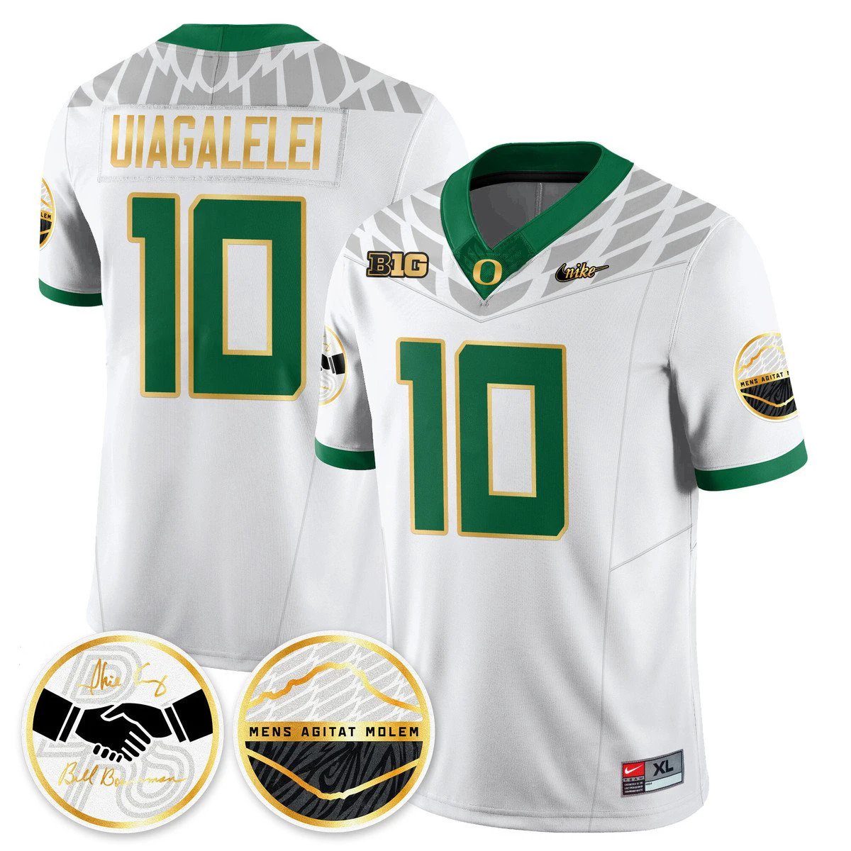 Matayo Uiagalelei Jersey #10 Oregon Ducks 2025 Shoe Duck Stitched by My Store NCAA Football Jerseys