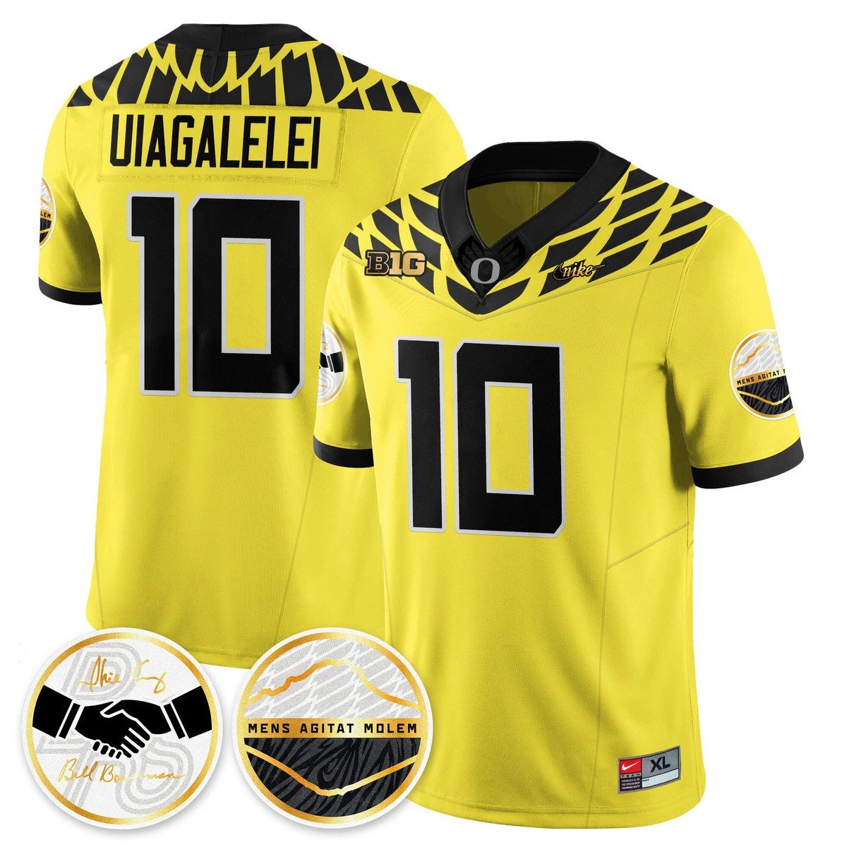 Matayo Uiagalelei Jersey #10 Oregon Ducks 2025 Shoe Duck Stitched by My Store NCAA Football Jerseys