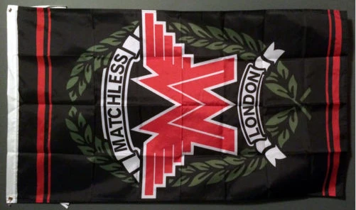 Matchless Motorcycle London M LOGO Flag-3x5 FT Banner-100% polyester by flagsshop