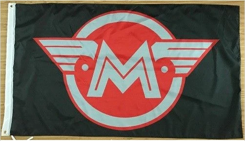Matchless Motorcycle London M LOGO Flag-3x5 FT Banner-100% polyester by flagsshop