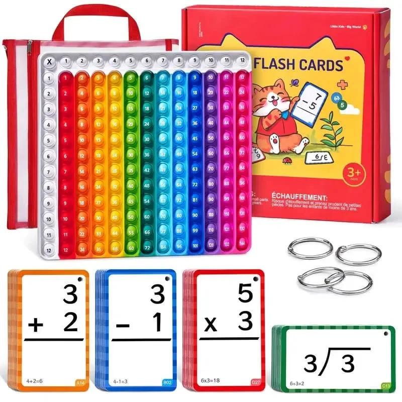 Math-Fidget-Game – Interactive Learning Cards with Pop-It Function! by BowLift