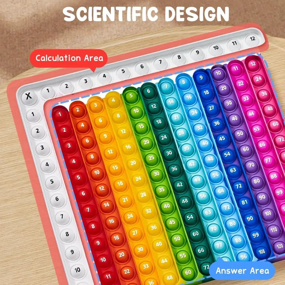 Math-Fidget-Game – Interactive Learning Cards with Pop-It Function! by BowLift