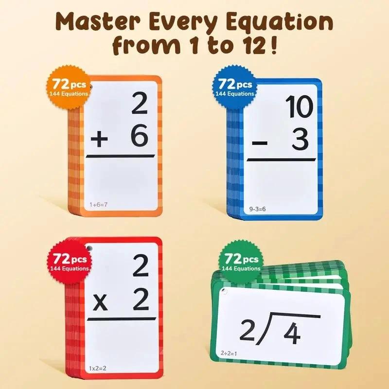 Math-Fidget-Game – Interactive Learning Cards with Pop-It Function! by BowLift