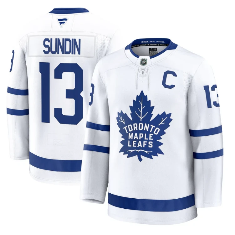 Mats Sundin Jersey #13 Toronto Maple Leafs Timeless Stitched by Hockey David