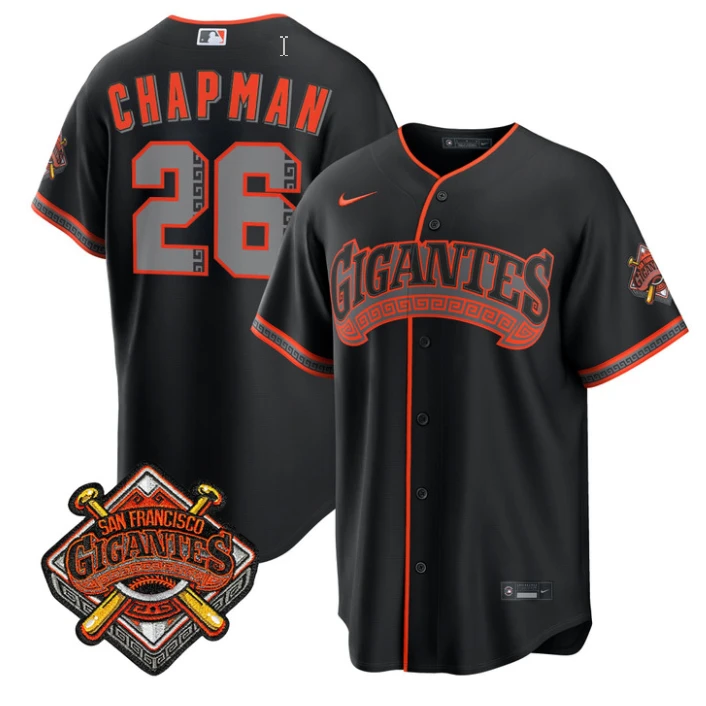 Matt Chapman Jersey #26 San Francisco Giants Los Gigantes Vapor All Stitched by My Store