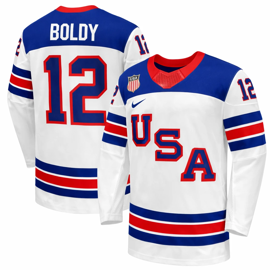 Matt Boldy Jersey Team USA Winter Olympics 2026 Hockey Premium STITCHED by Hockey David