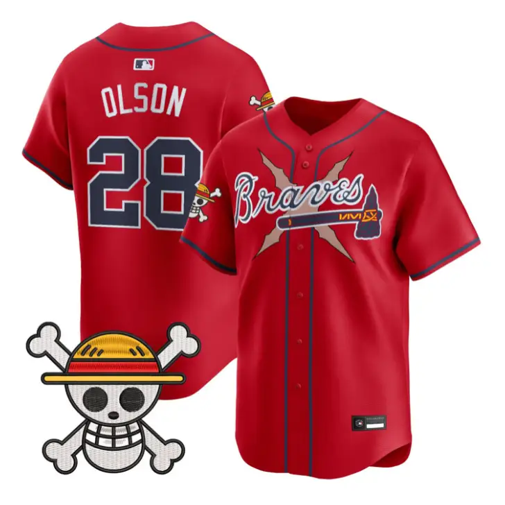 Matt Olson Jersey #28 Atlanta Braves One Piece Premier Stitched by My Store