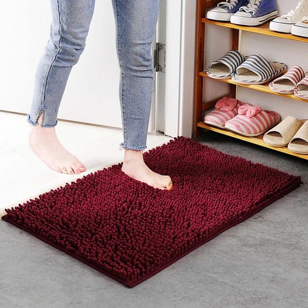 Mavi Soft Chenille Bath Mat by Casa & Beyond