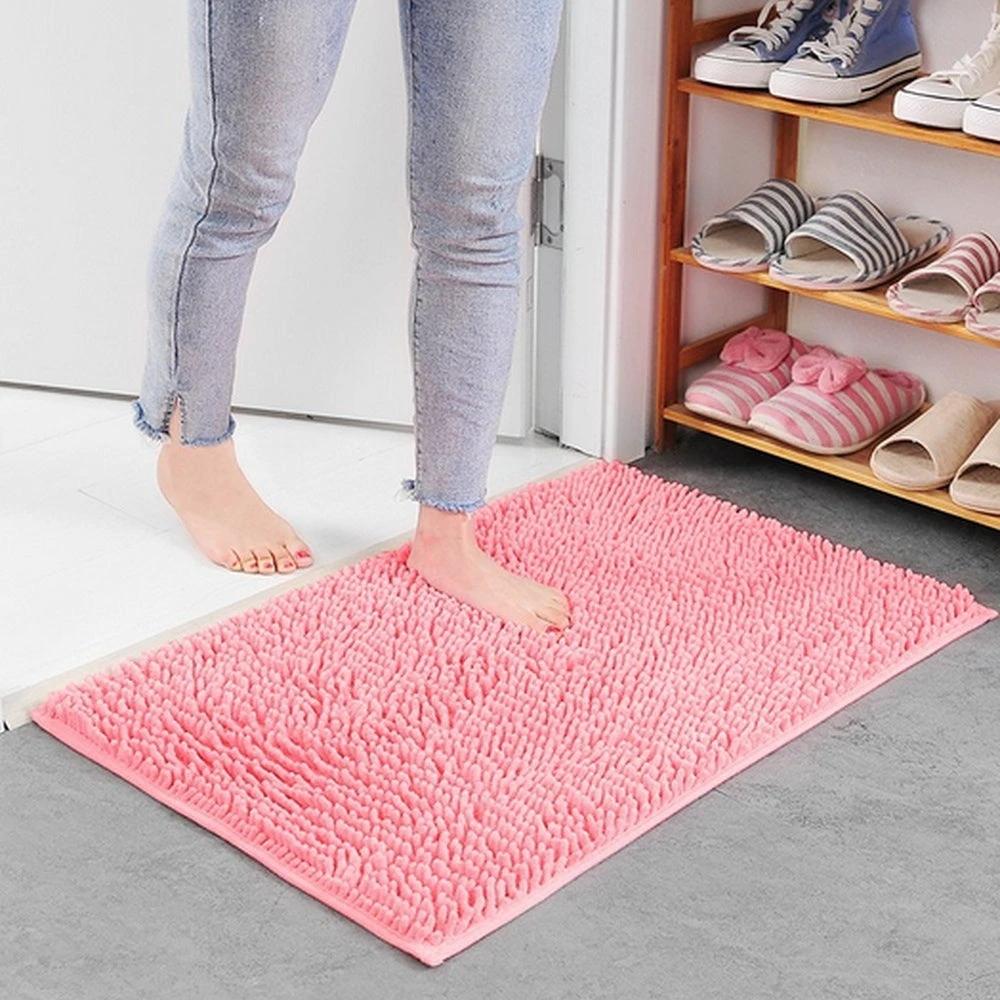Mavi Soft Chenille Bath Mat by Casa & Beyond