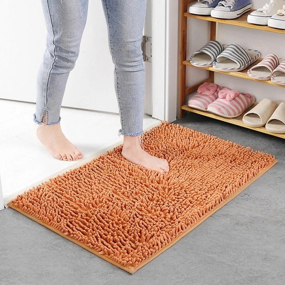 Mavi Soft Chenille Bath Mat by Casa & Beyond