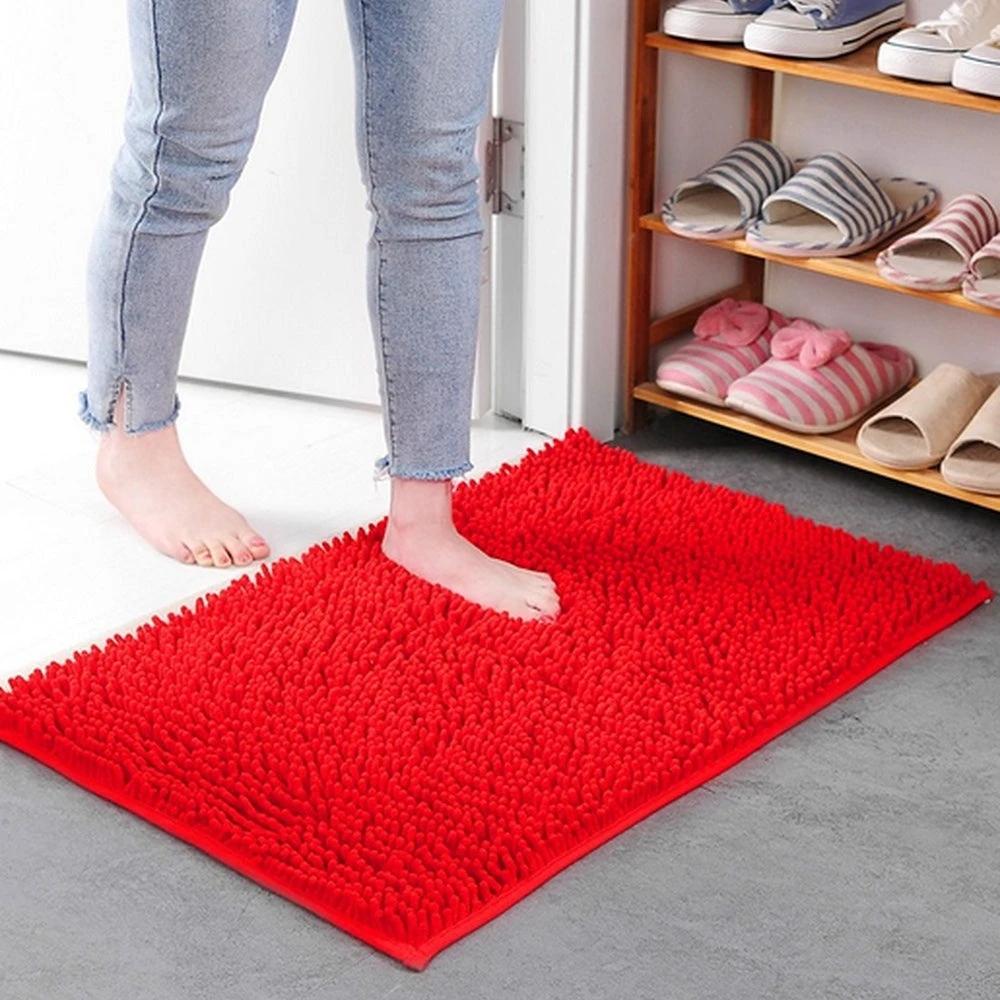 Mavi Soft Chenille Bath Mat by Casa & Beyond