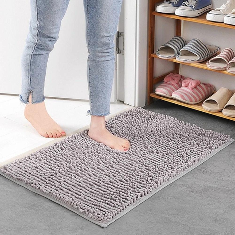 Mavi Soft Chenille Bath Mat by Casa & Beyond