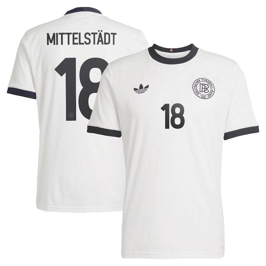 Maximilian Mittelstädt 18 Germany National Team 125th Anniversary Men Jersey – White by Soccer Jersey