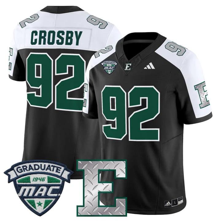 Maxx Crosby Jersey #92 Eastern Michigan Eagles 2025 Limited Stitched by My Store NCAA Football Jerseys