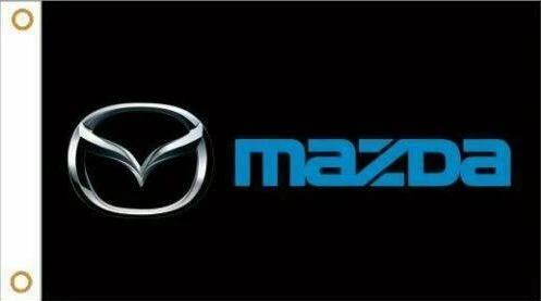 Mazda Flag Black 3X5 Ft Polyester Banner USA 90x150cm by flagsjustdoit