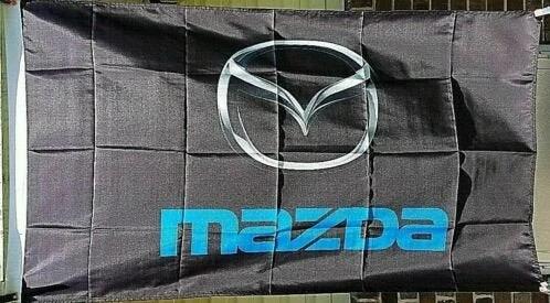 Mazda Logo Flag 3X5 Ft Polyester Banner USA 90x150cm by flagsjustdoit