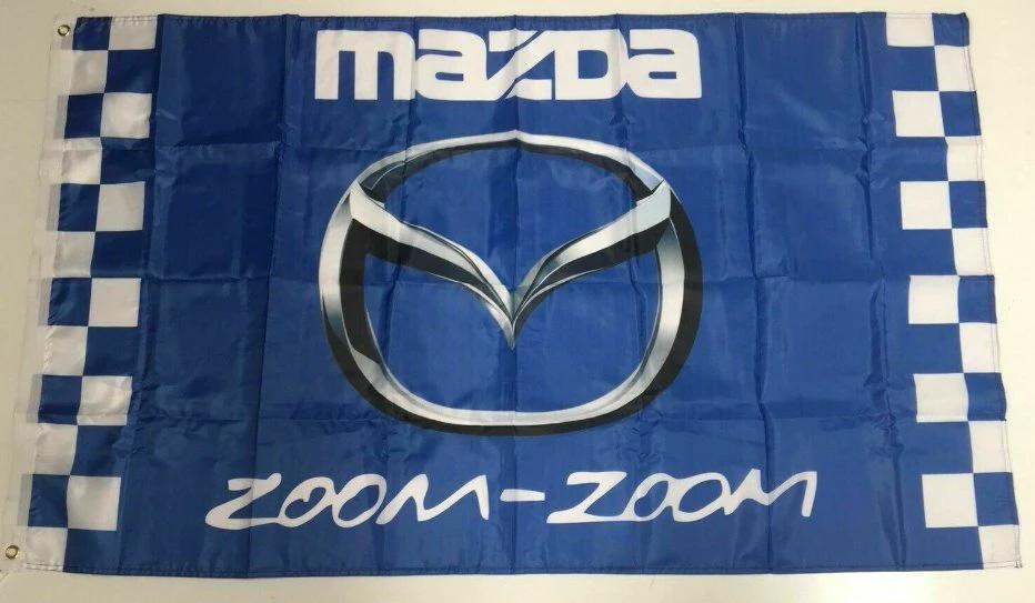 Mazda Style2 Banner Flag - Car 3x5ft Mechanic Workshop by flagsjustdoit