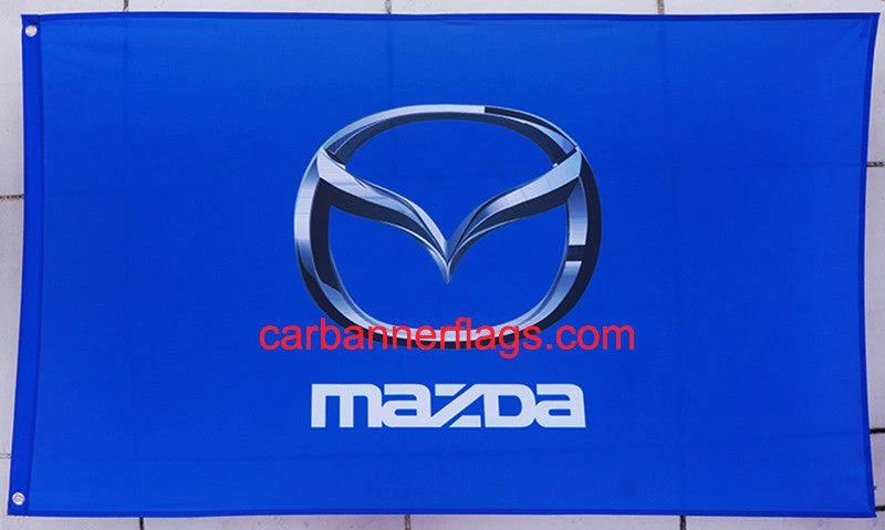 Mazda Flag-3x5ft Mazda Racing Banner-100% polyester-Blue by flagsshop