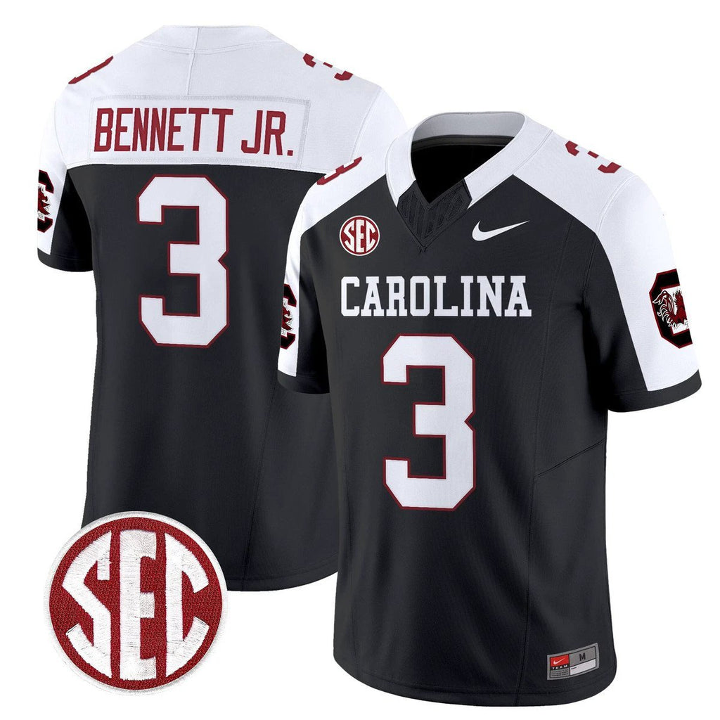 Mazeo Bennett Jr Jersey #3 Carolina 1980 Throwback Rebrand 2026 Black Alter by My Store NCAA Football Jerseys