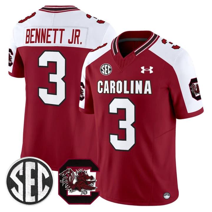 Mazeo Bennett Jr Jersey #3 South Carolina Gamecocks 2025 Stitched Garnet Alter by My Store