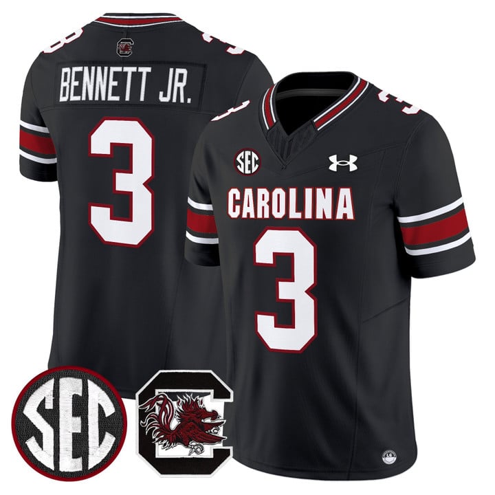 Mazeo Bennett Jr Jersey #3 South Carolina Gamecocks 2025 Stitched by My Store NCAA Football Jerseys