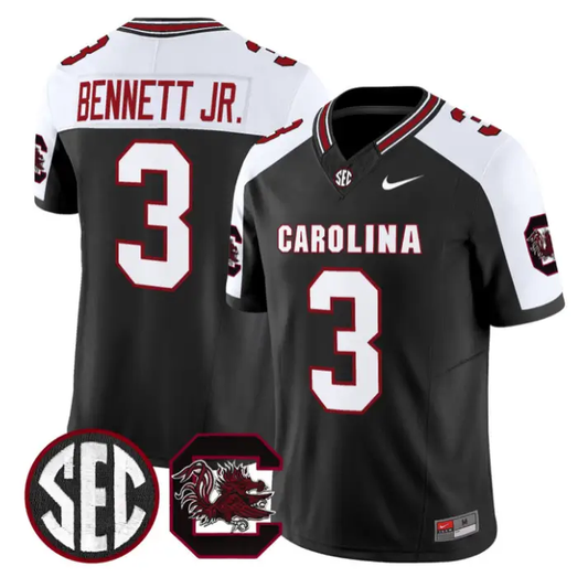 Mazeo Bennett Jr Jersey #3 South Carolina Gamecocks 2026 Limited Stitched by My Store NCAA Football Jerseys