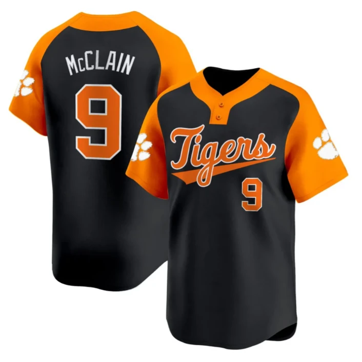McClain #9 Clemson Tigers Black Jersey - All Stitched by My Store
