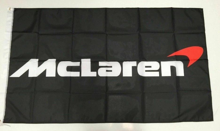 Mclaren Banner Flag - Car Formula 1 Racing Super Mechanic Workshop Man Cave 3x5ft by flagsjustdoit