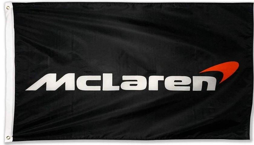Mclaren Racing Flag 3X5 Ft Polyester Banner USA 90x150cm by flagsjustdoit