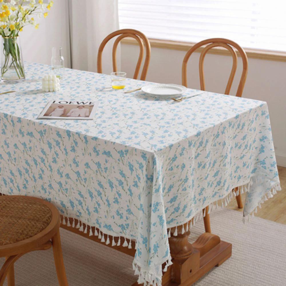 Meadow Bloom Tassel Table Cloth by Casa & Beyond