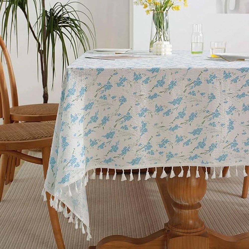Meadow Bloom Tassel Table Cloth by Casa & Beyond