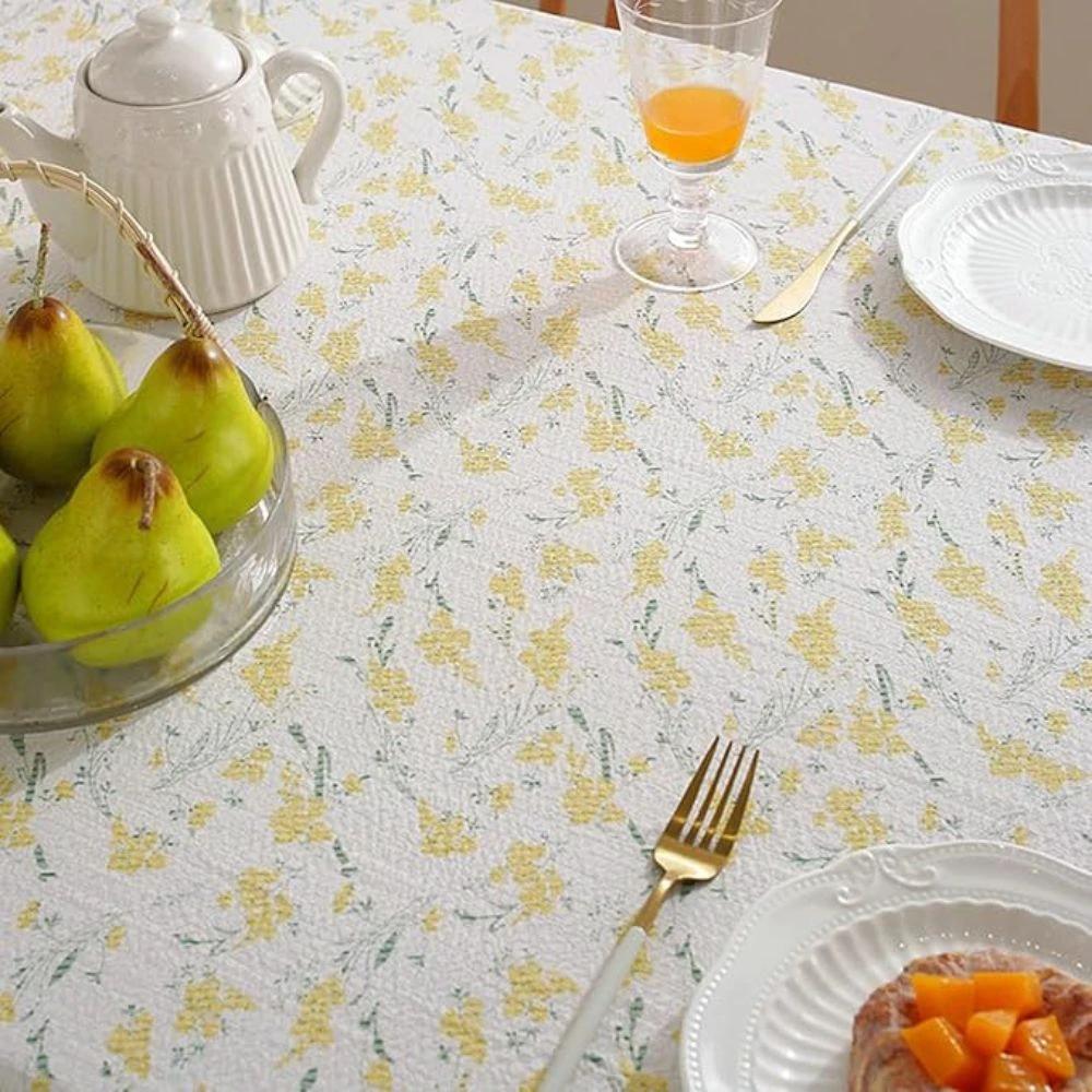 Meadow Bloom Tassel Table Cloth by Casa & Beyond